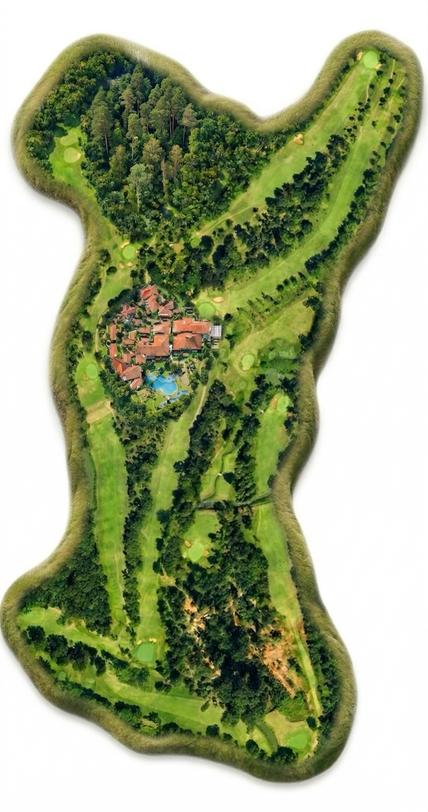 Eldoret Golf Club course map